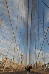 Architechture of Brooklyn Bridge, New York