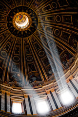 Naklejka premium Dome of St. Peter's Basilica