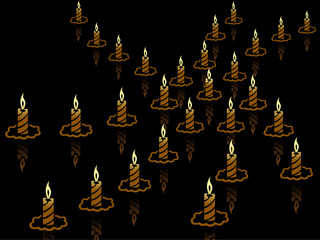 Candle backgound