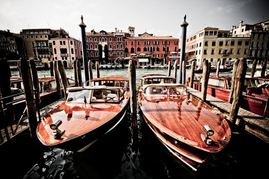 Water Taxis In Venice