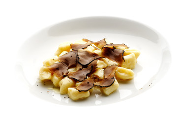 Pasta with black truffle
