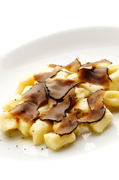 Pasta with black truffle