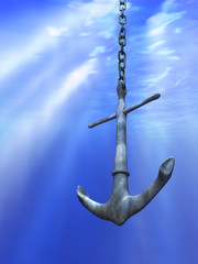 Underwater anchor © Andrea Danti
