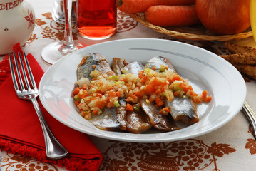 Aringhe al verde - Secondi di pesce - Ricette della Toscana