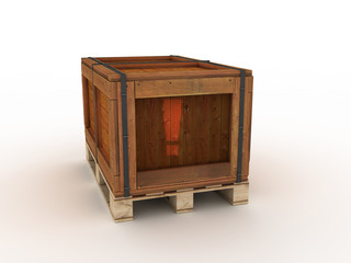 wooden box
