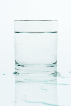 Glass full of water