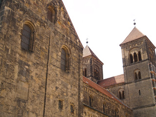 Fototapeta na wymiar Quedlinburg, Altstadt, Schlossberg
