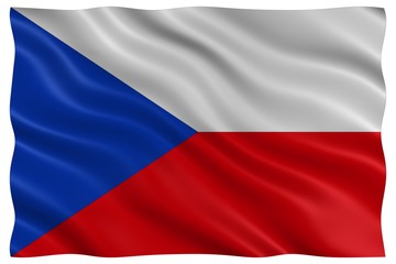 Flagge von Tschechien