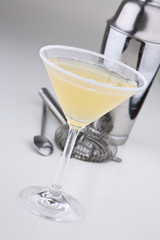 Tequlia - Margarita vor Bar Zubehör