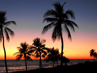 Obraz premium tropical sunset