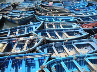 Port de p&ecirc;che d'Essaouira au Maroc
