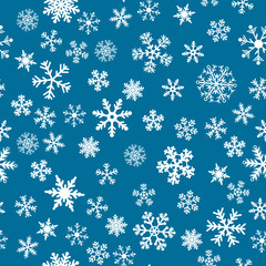 Snow Seamless Vector Background