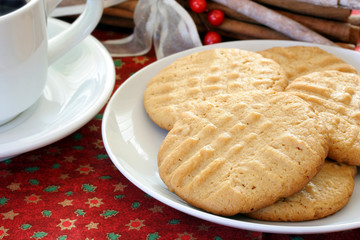Peanut Butter Cookies and Coffee