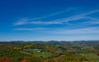 Naklejka premium mountaintop view