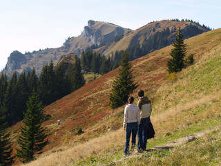 Auf dem Brauneck in Lenggries, Oberbayern