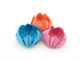 Origami flowers