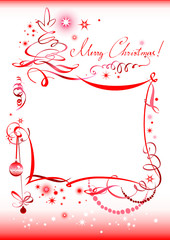 Hand drawn Christmas greeting