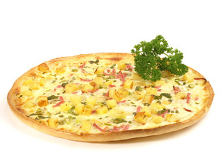 Flammkuchen mit Kartoffeln