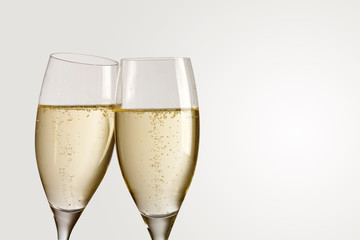 champagner glas glaeser feier