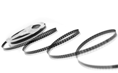 film reel isolated on white