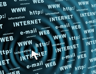 Obraz premium Internet concept