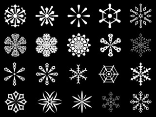 snowflakes - vector