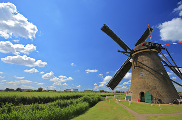 Windmill in Kinderdijk, Holland