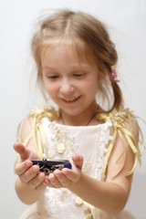 girl with a case