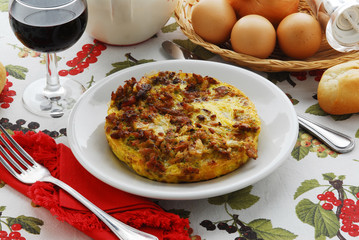 Frittata di soppressa vicentina - Antipasti del Veneto Vicenza