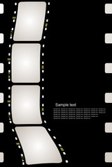 Film frame with space for your text or image - Vector