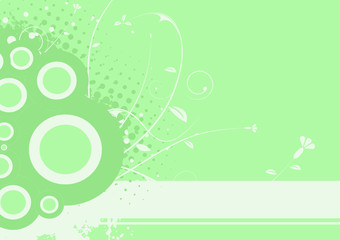 Editable vector  floral background