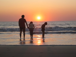 un soir sur la plage
