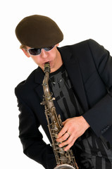 Music performer, saxophone