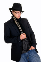 Music performer, clarinet
