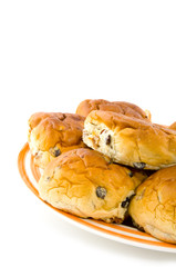 currants bread rolls