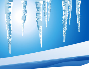 Icicle landscape