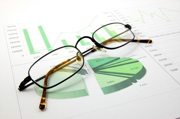 business chart showing success