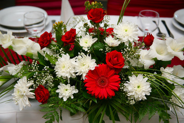 flowers in the table