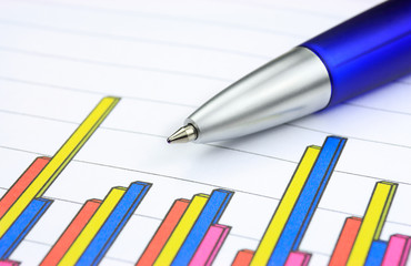 Colorful business chart