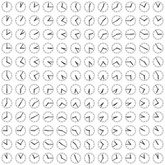 einmal rund um die Uhr