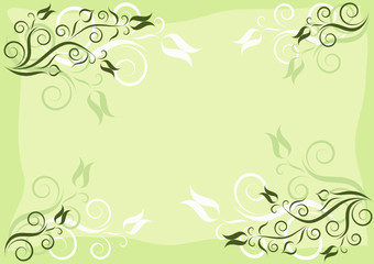 floral vector background