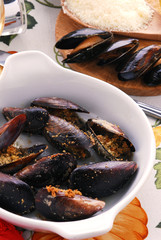 Cozze gratinate - Antipasti della cucina Toscana
