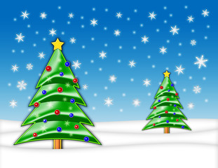 Christmas Tree Illustration