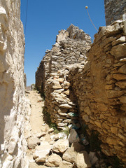 Verfallene Steinmauern