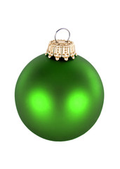 green Christmas decorations