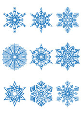 Snowflake. Vector.