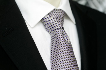 Designer mens shirt tie and black suite