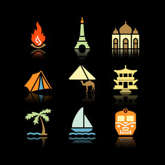 Black background set 22