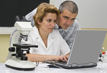 Obraz premium Researchers