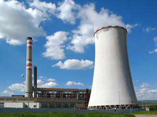 coal-burning power plant